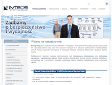 Tablet Screenshot of inteos.pl